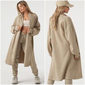 JOAH BROWN Oversized Cardi Desert French Terry One Size